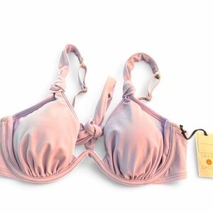 Shade & Shore Women's Purple Bikini Top